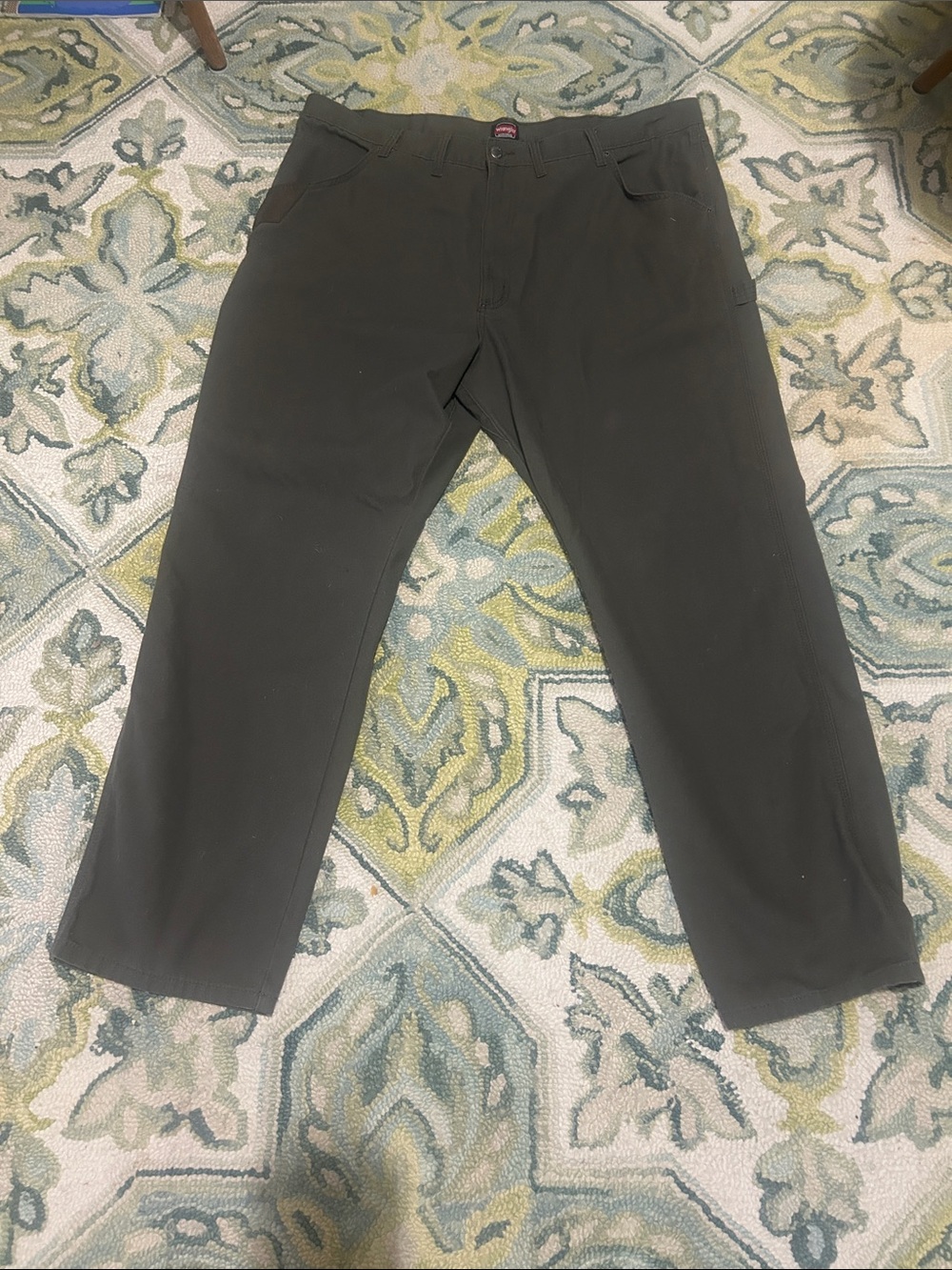 Wrangler Men’s Olive Green Work Wear Pants